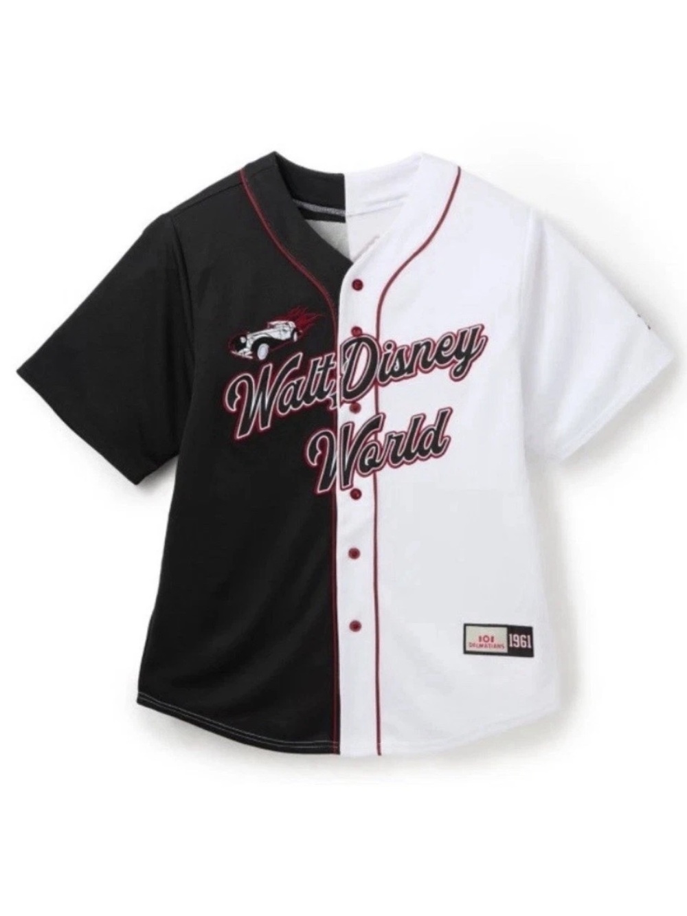 Disney Parks Disney Villians Cruella de Vil Baseball Jersey 2026 black white